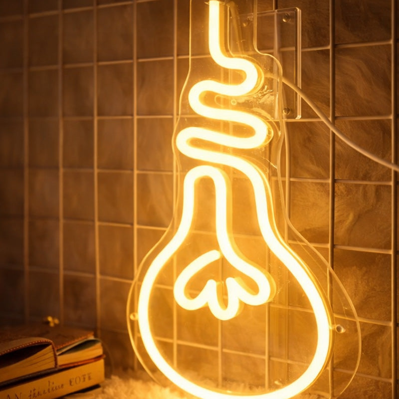 WarmYellowLightBulbNeonSign_CozyLEDLampStyleWallDecor.jpg