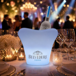 Custom Logo LED Ice Bucket | Glowing Branded Bottle Display for Bars, Events & VIP Service