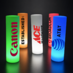 Custom Logo LED Pillar | RGB Color-Changing Wireless Column Display for Events & Corporate Branding