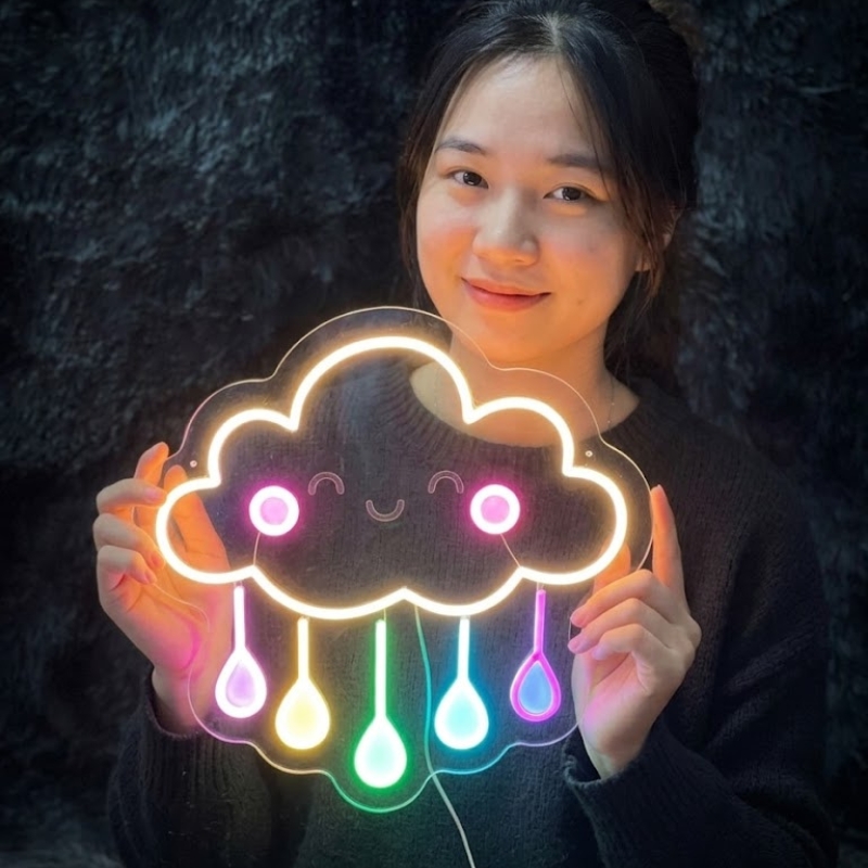 Custom LED neon sign review photo from Emily P., Seattle WA